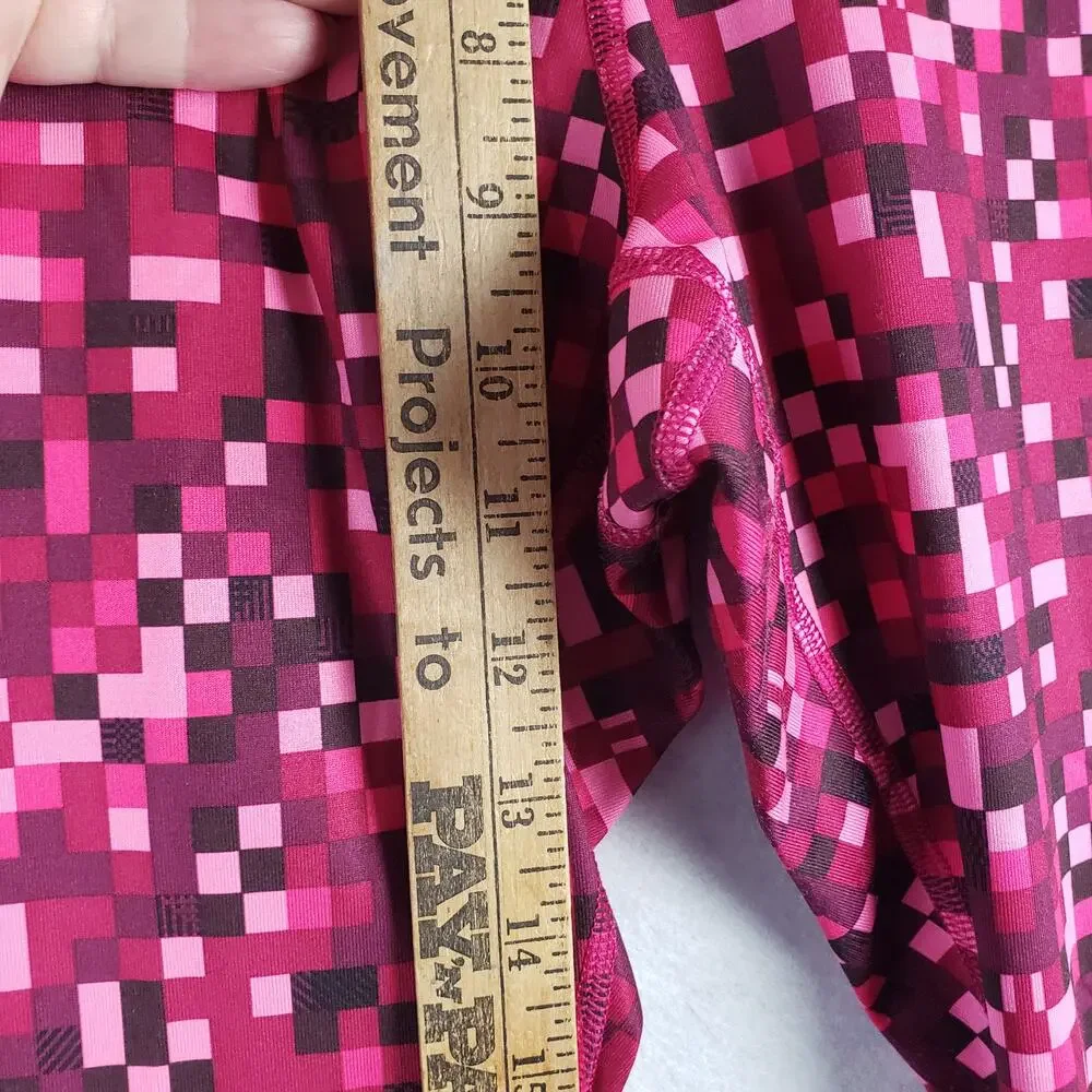Nike Pro Women's L Dri Fit Athletic Leggings Hot‎ Pink Pixel Print Urban Camo
